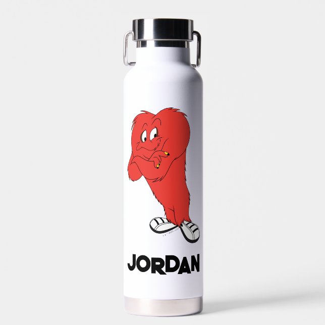 Gossamer Posing - Colour | Add Your Name Water Bottle (Front)
