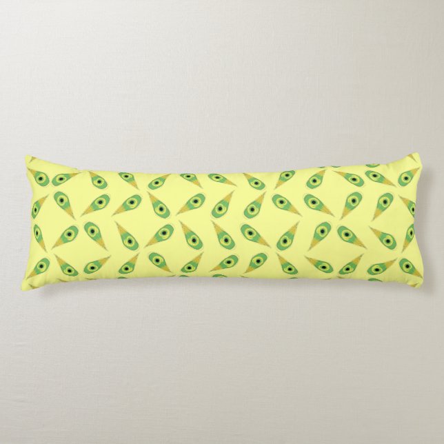 Gossamer Wings On Yellow Body Cushion (Front)
