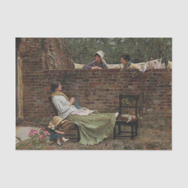 Gossip Also Known as Good Neighbours by Waterhouse Tissue Paper (Front)