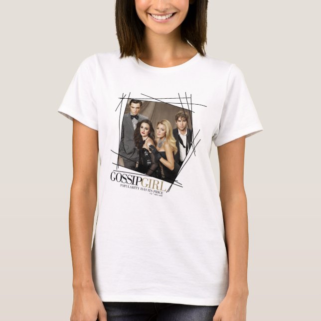 Gossip Girl Glamour Group Graphic T-Shirt (Front)