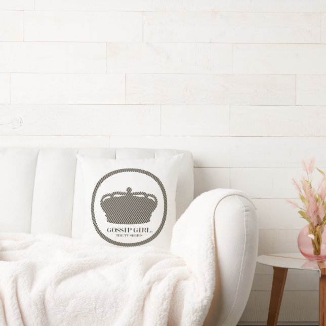 Gossip Girl TV Series Crown Icon Cushion (Couch)