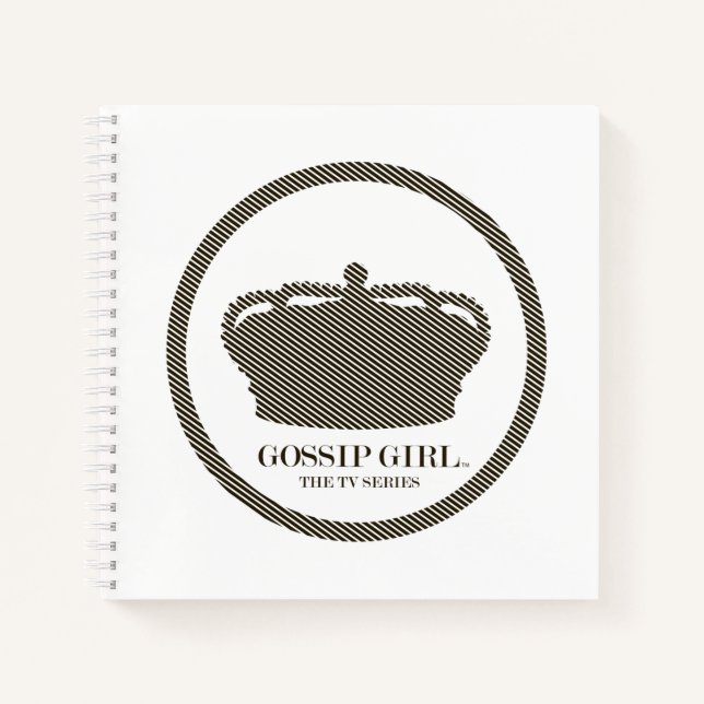 Gossip Girl TV Series Crown Icon Notebook (Front)
