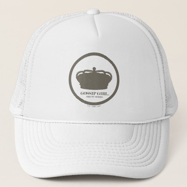 Gossip Girl TV Series Crown Icon Trucker Hat (Front)