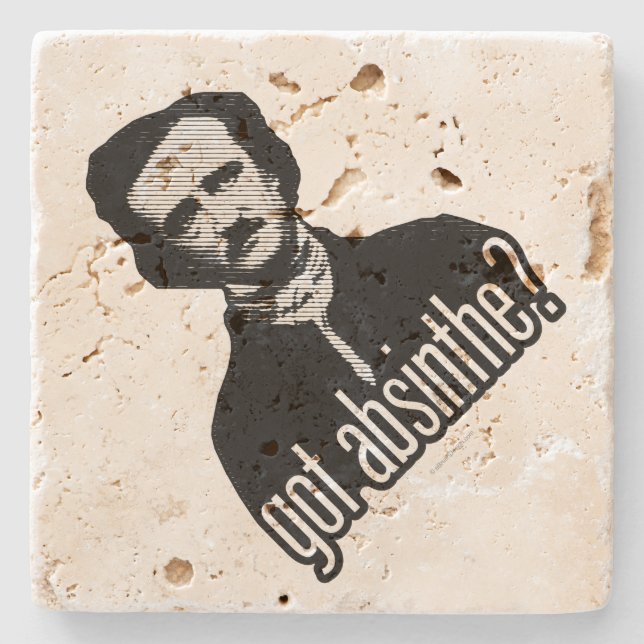 got absinthe? stone coaster (Front)