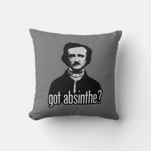 got absinthe? throw pillow