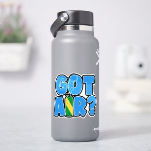 Got Air? Nitrox Scuba Flag on tank sticker