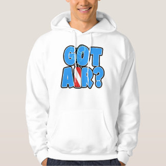 Got Air? with scuba flag tank. Hoodie