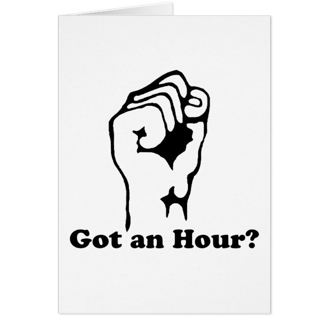 Got and Hour? (Front)