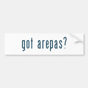 got arepas? bumper sticker