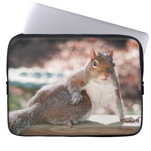 Got Attitude? Squirrel Laptop Computer Sleeve (Front)
