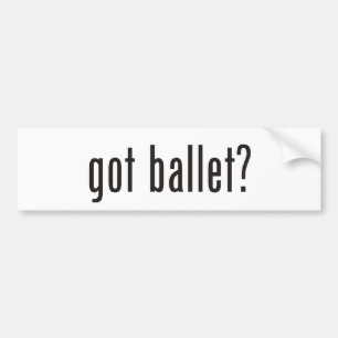 got ballet? bumper sticker