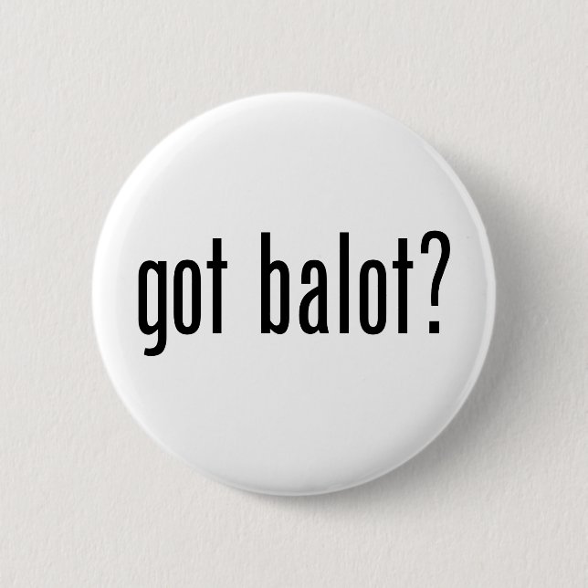 Got Balot 6 Cm Round Badge (Front)