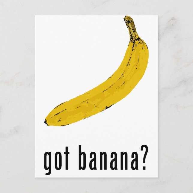 Got Banana? Postcard (Front)