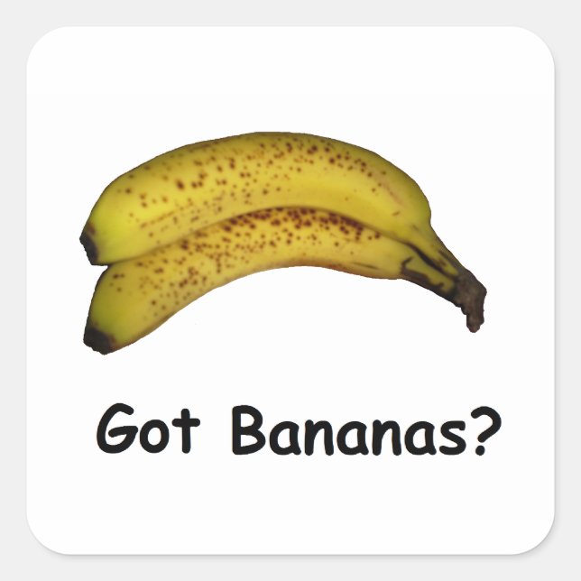 Got Bananas Square Sticker (Front)