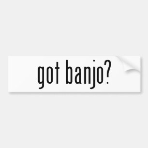 got banjo? bumper sticker
