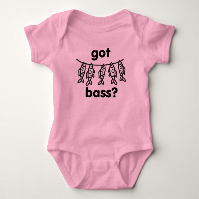 got bass baby bodysuit (Front)