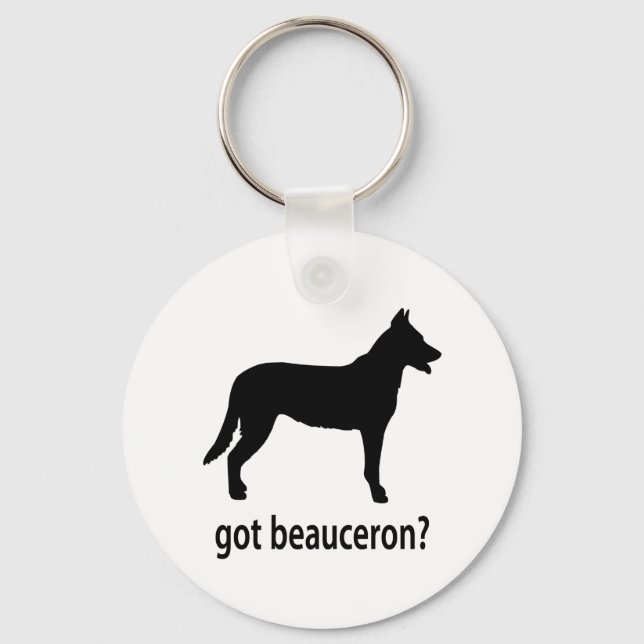 Got Beauceron Key Ring (Front)