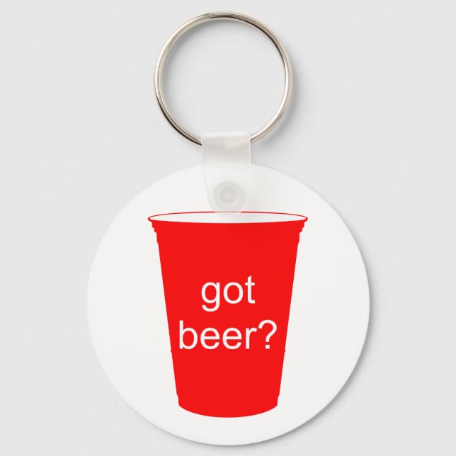 got beer? key ring (Front)