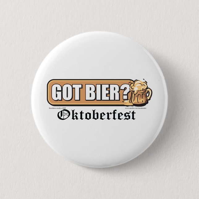 Got Bier - 6 Cm Round Badge (Front)