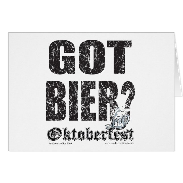 Got Bier - Oktoberfest (Front Horizontal)
