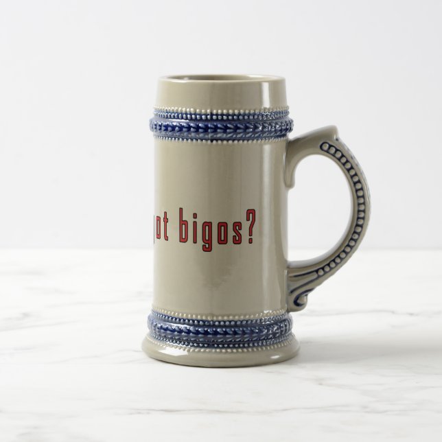 got bigos? beer stein (Right)