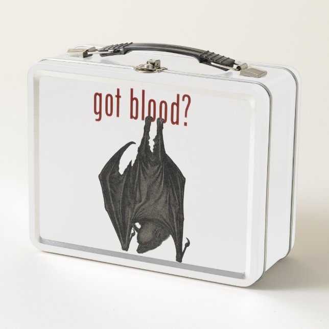 Got Blood? First Aid Kit Metal Lunchbox (Front)