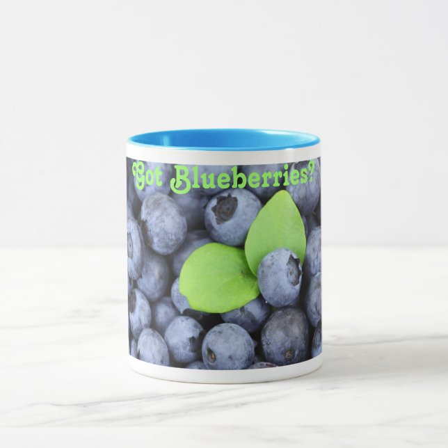 Got Blueberries? Mug (Center)