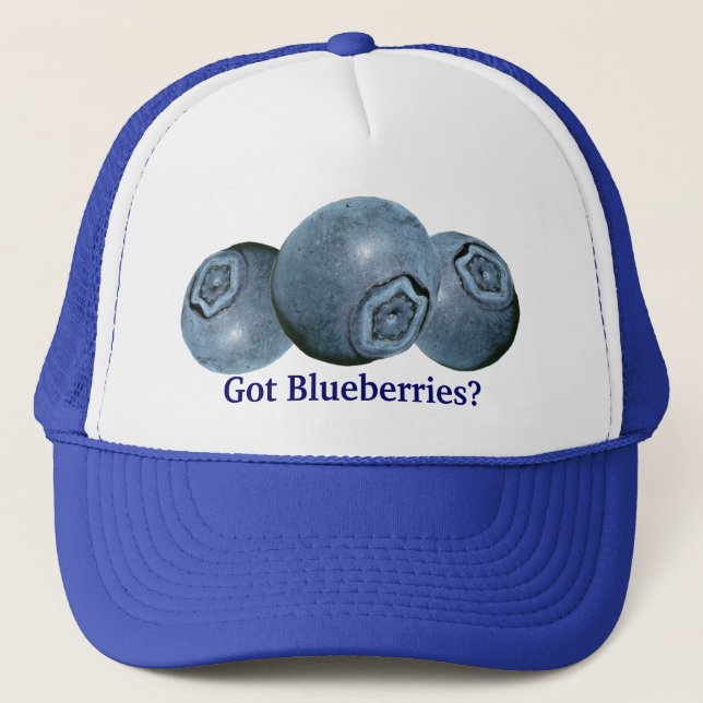 Got Blueberries? Trucker Hat (Front)