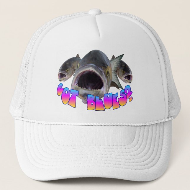 got blues trucker hat (Front)