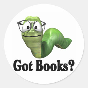Got Books T-shirts and Gifts. Classic Round Sticker