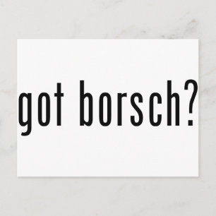 got borsch? postcard