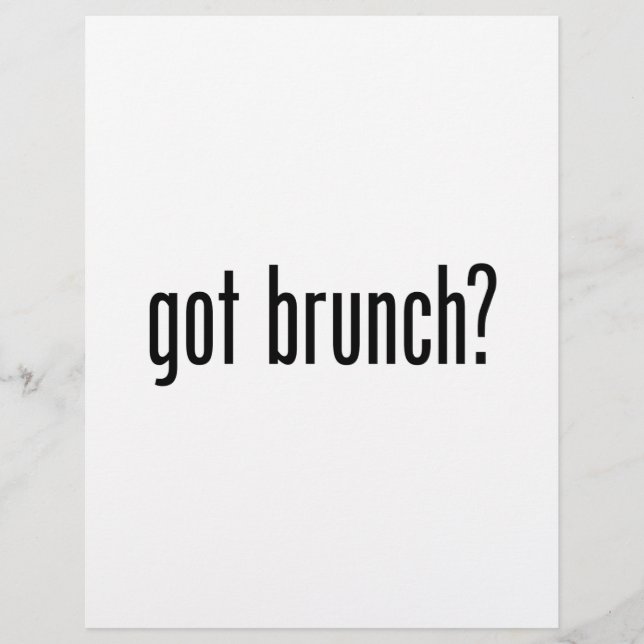 got brunch flyer (Front)
