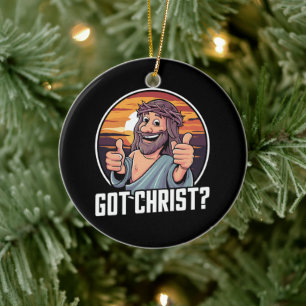 Got Buddy a Christ Christmas Jesus Religious  Ceramic Tree Decoration