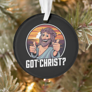 Got Buddy a Christ Christmas Jesus Religious  Ornament