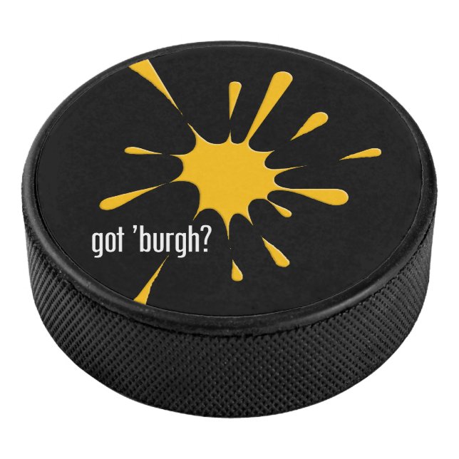 got 'burgh? hockey puck (3/4)