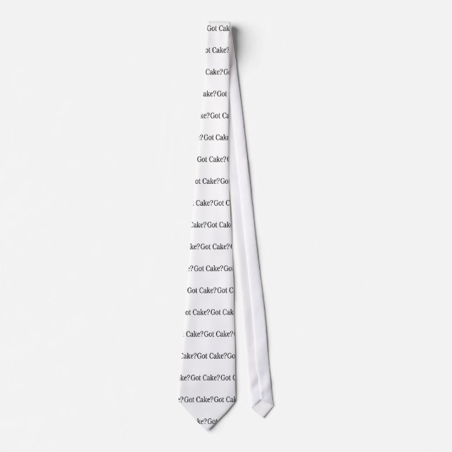 Got Cake? Tie (Front)