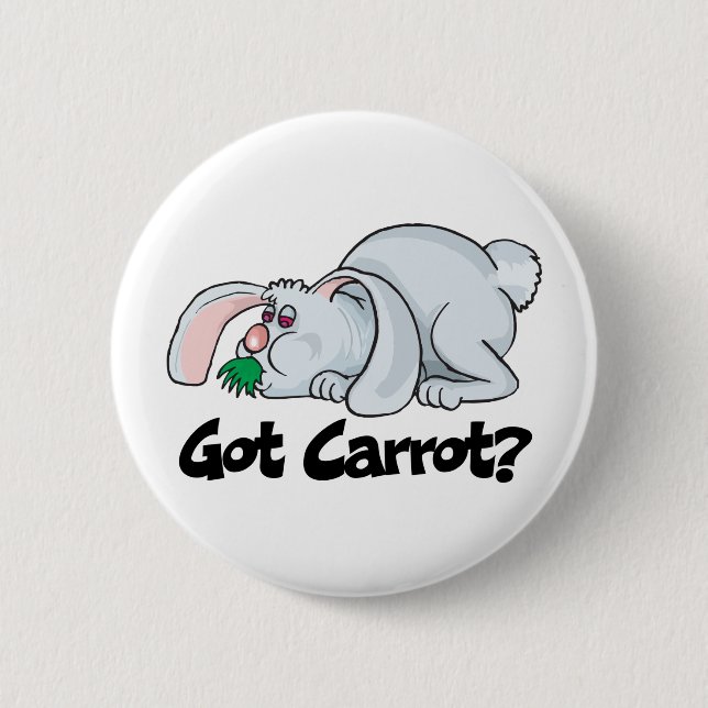 Got Carrot 6 Cm Round Badge (Front)