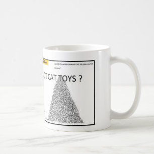 Got Cat Toys? JokeApptv Cartoon Cat Coffee Mug