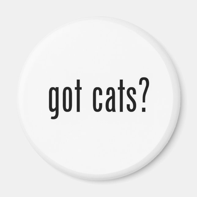 got cats? magnet (Front)