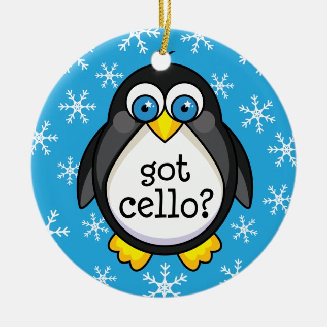 Got Cello (Funny) Ornament (Front)