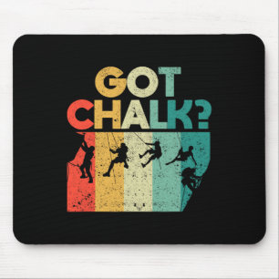 Got Chalk Vintage Rock Climbing Bouldering Mountai Mouse Pad