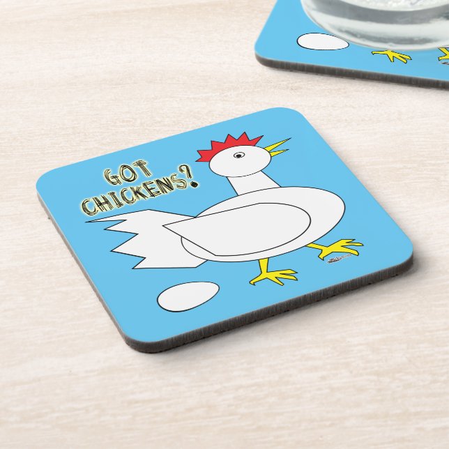 Got Chickens? Coaster (Left Side)