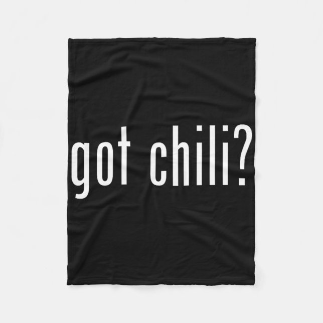 Got Chilli Funny Bbq Cook Off  Fleece Blanket (Front)