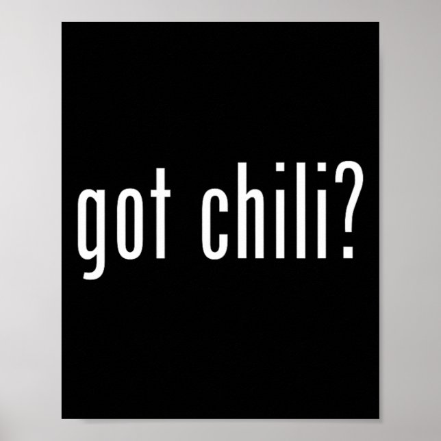 Got Chilli Funny Bbq Cook Off  Poster (Front)