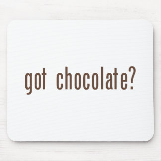 got chocolate? mousepad