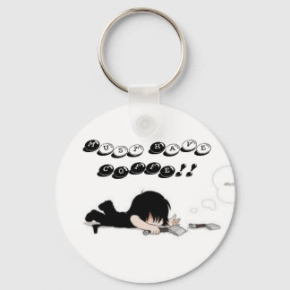 got cofee, Must Have COFFE!! Key Ring