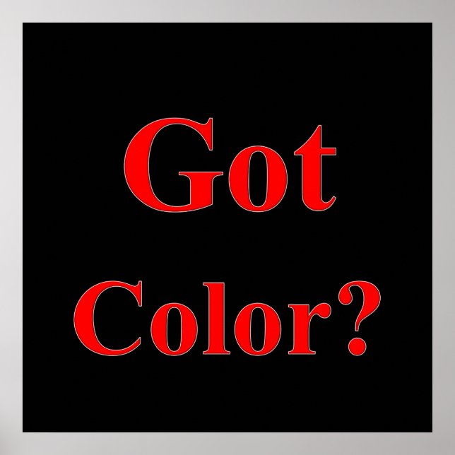 Got Colour Poster Matte (Front)