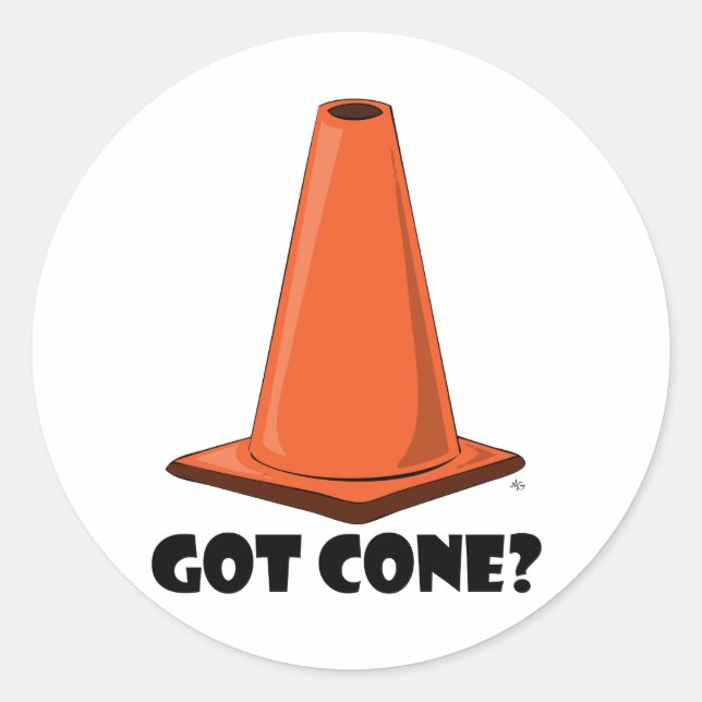 GOT CONE 2t Classic Round Sticker (Front)