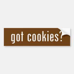 got cookies? bumper sticker