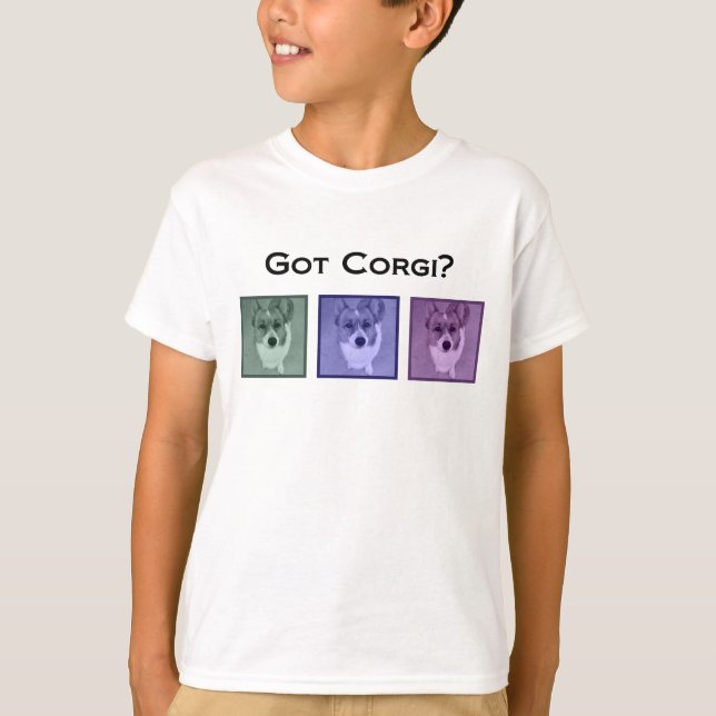 Got Corgi? Cute Corgis Photo Kids T-Shirt (Front)